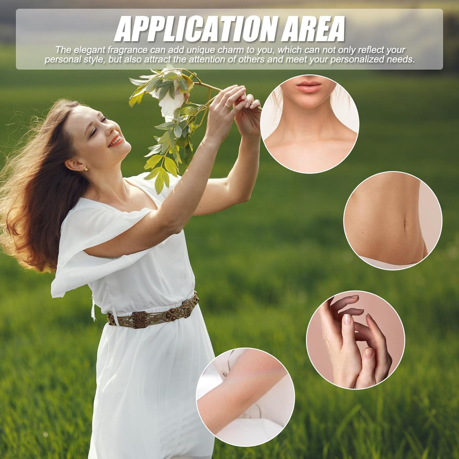 Pack of 4 Pheromone Perfume Oil for Women ，Perfume Roller&ndash; Roll-On Long-Lasting & Sexy Eau De Parfum, Enhanced Scents, Compact Travel Size 0.34 Fl Oz/10Ml image number 3