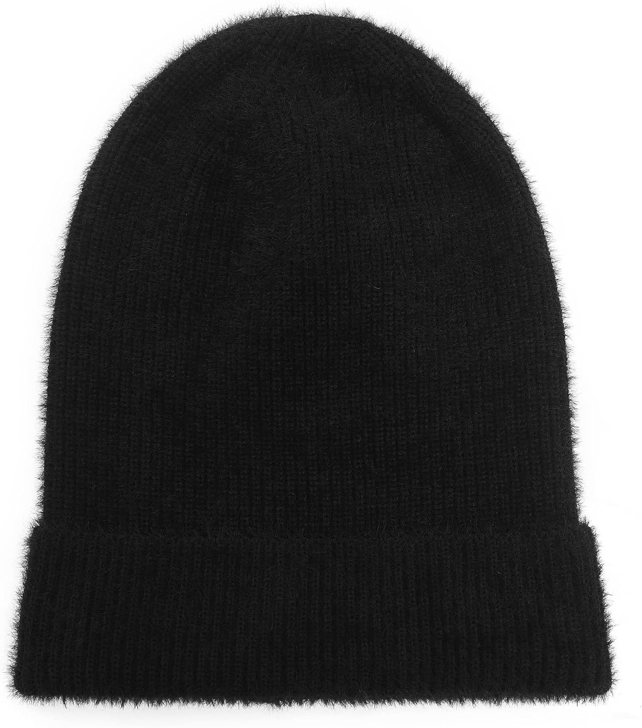 ZLYC Unisex Winter Stretch Beanie Hat Warm Ribbed Knit Skull Cap image number 4