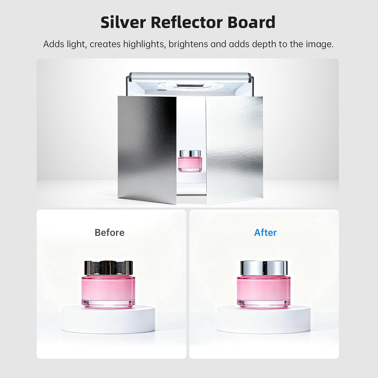 Glendan Portable Photo Studio Light Box,12"X12" Professional Dimmable Shooting Tent Kit with 112 LED Lights & 6 Backdrops for Jewelry and Small Items Product Photography image number 3