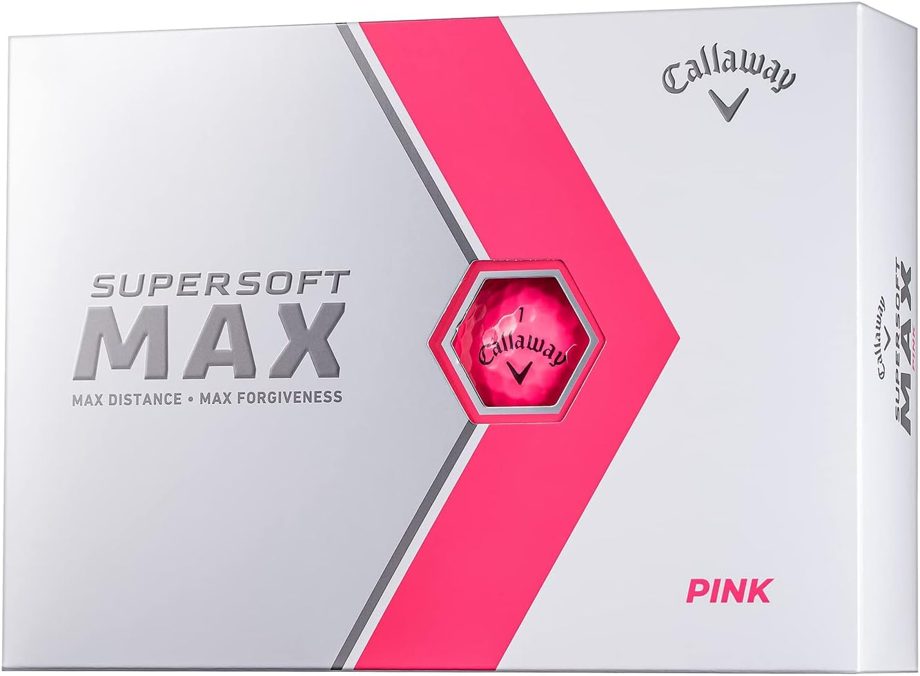 キャロウェイ(Callaway) ゴルフボール Supersoft MAX 1ダース(12個入り) 2ピース