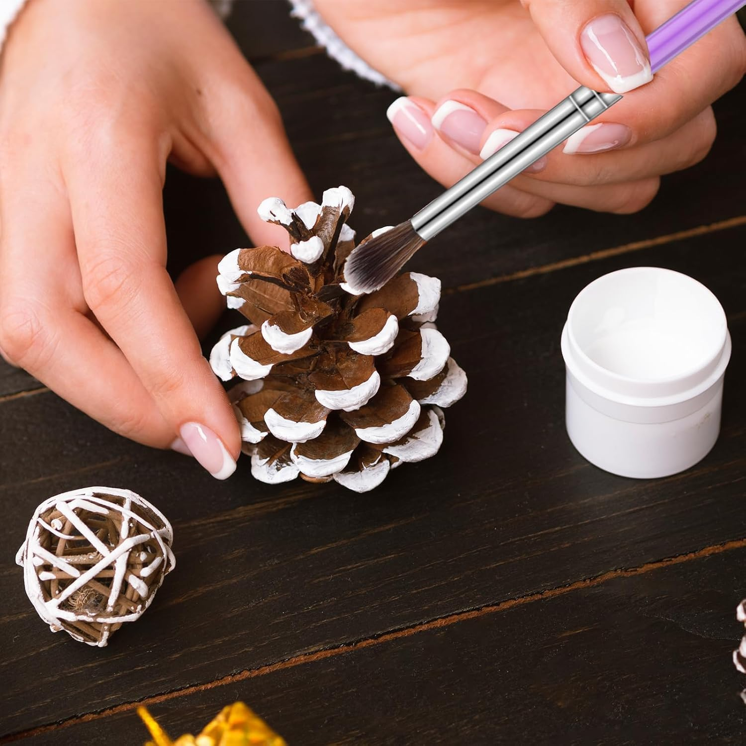 8Pcs Cake Baking Brush Set, Multi-Functional Food Painting Brush Tools, Cookie & Sugar Cake Brushes, BBQ Baking Brush, DIY Food Brushes