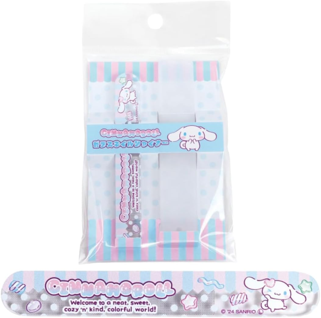 Sanrio Cinnamoroll Character Glass Nail Polish Nail File with Case Nail Shiner Cinnamoroll image number 6