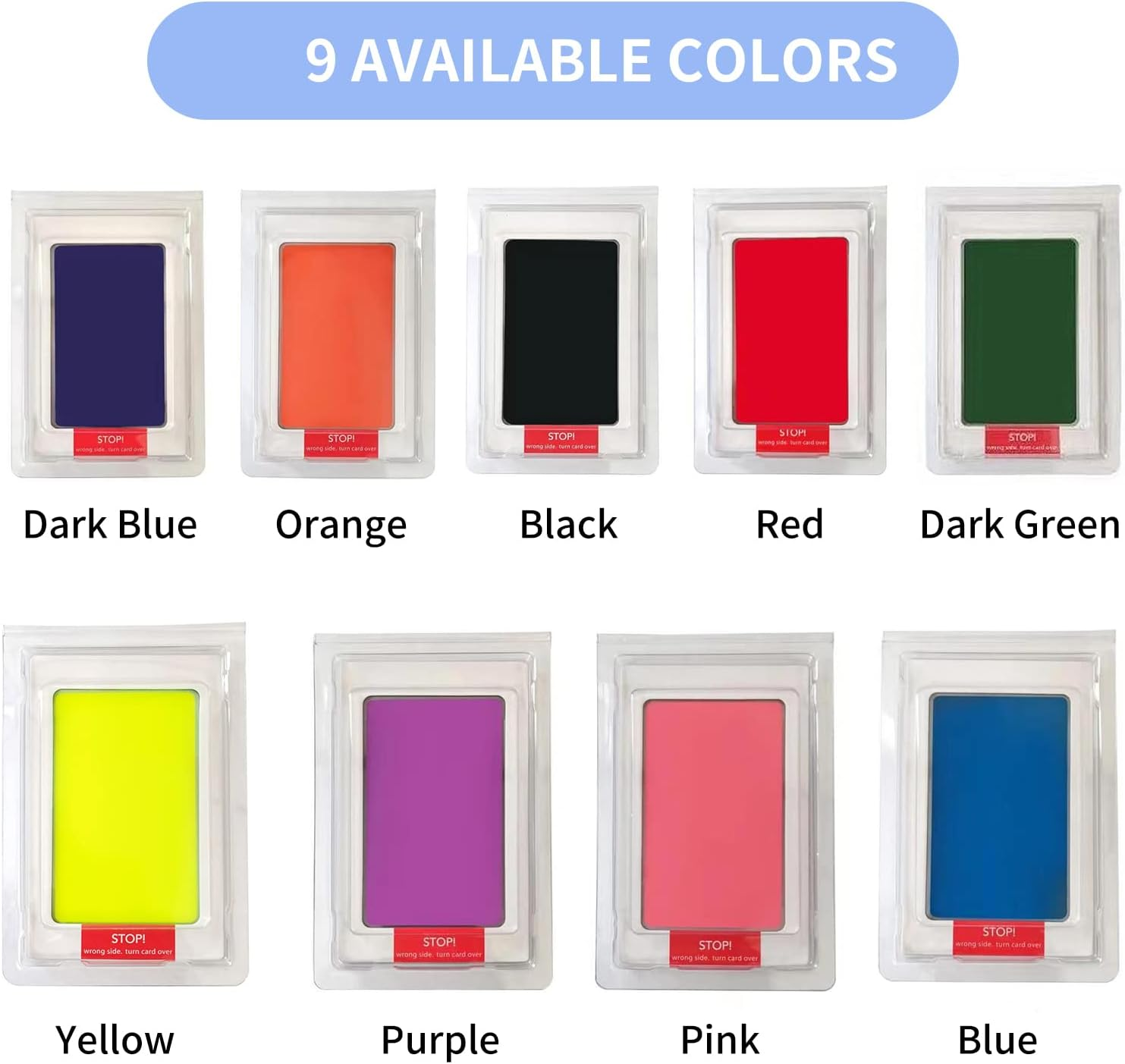 Baby INKL Footpri Handpri Kit Clean Ink Pads for 0-6 Months Old Infa Newborn Keepsake Pet Paw Pri Kit, Dark Green