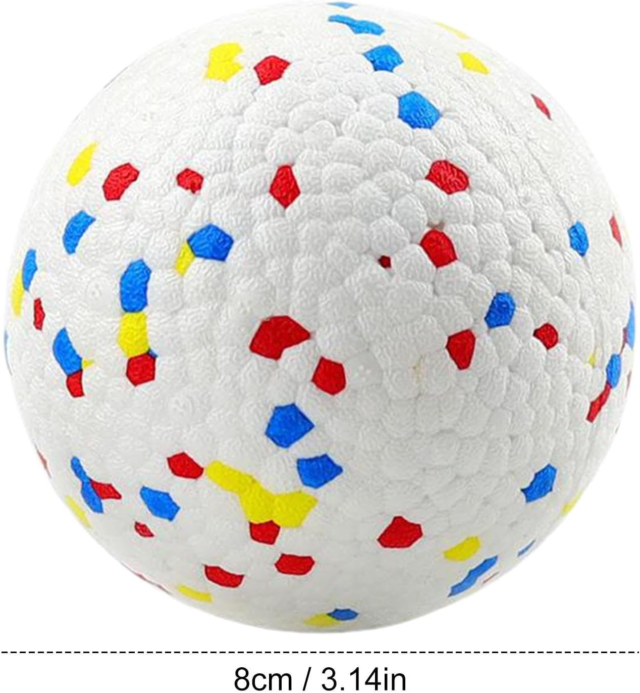 Cileznw Dog Toy Ball, Dog Teething Ball - Dog Toy Unbreakable Tube Ball Teething Toy | Fun Outdoor Puzzle Toy Pet Pacifier for Small Animals, Puppies, Dogs, Interactive image number 3