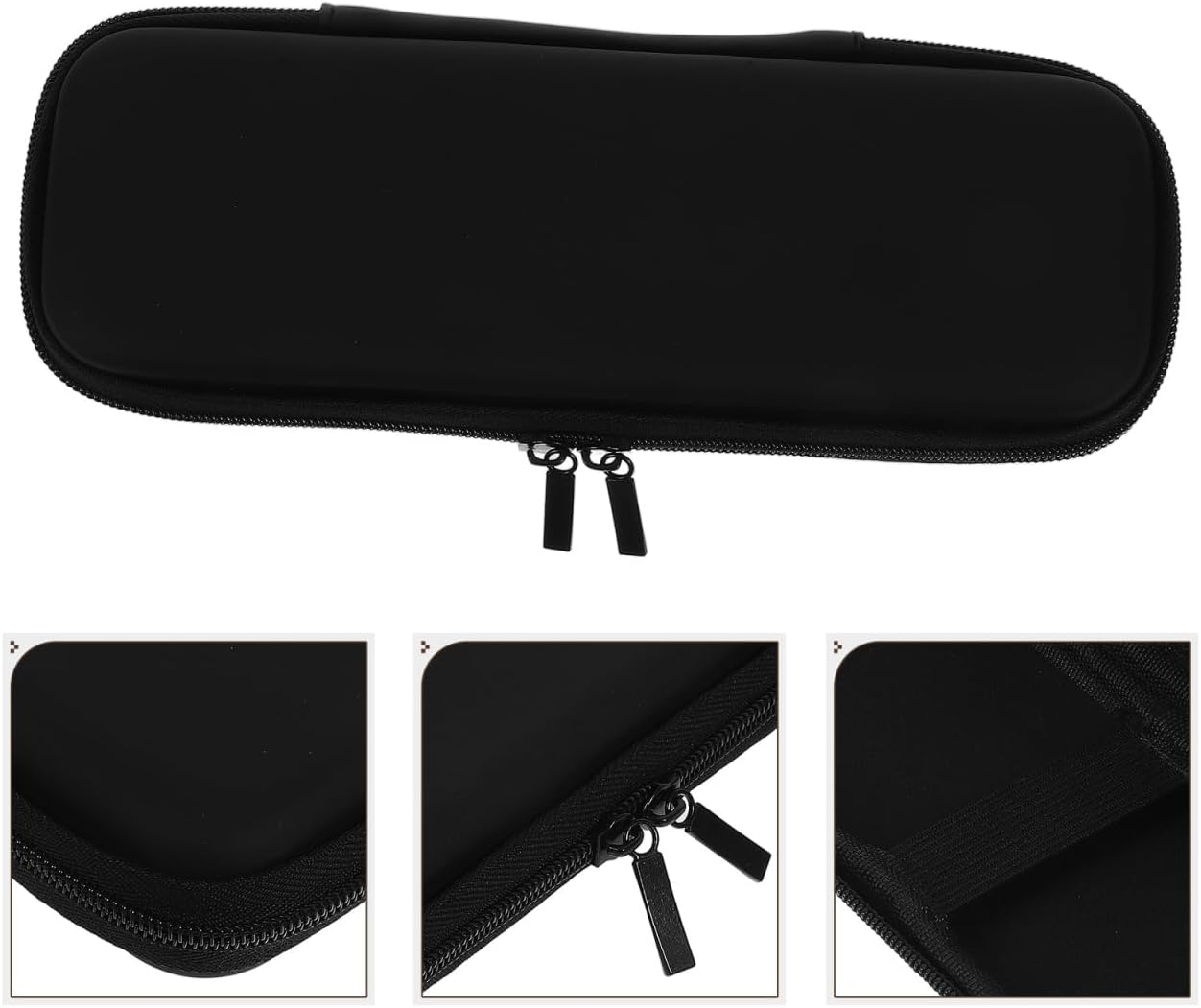 Beaupretty Heat Resistant Bag Curling Iron Bag Hair Straightener Brush Travel Curling Iron Storage Bag for Straightener Holder Hair Tool Bag, Black, 25.50X7.00X4.00CM, Sports image number 2