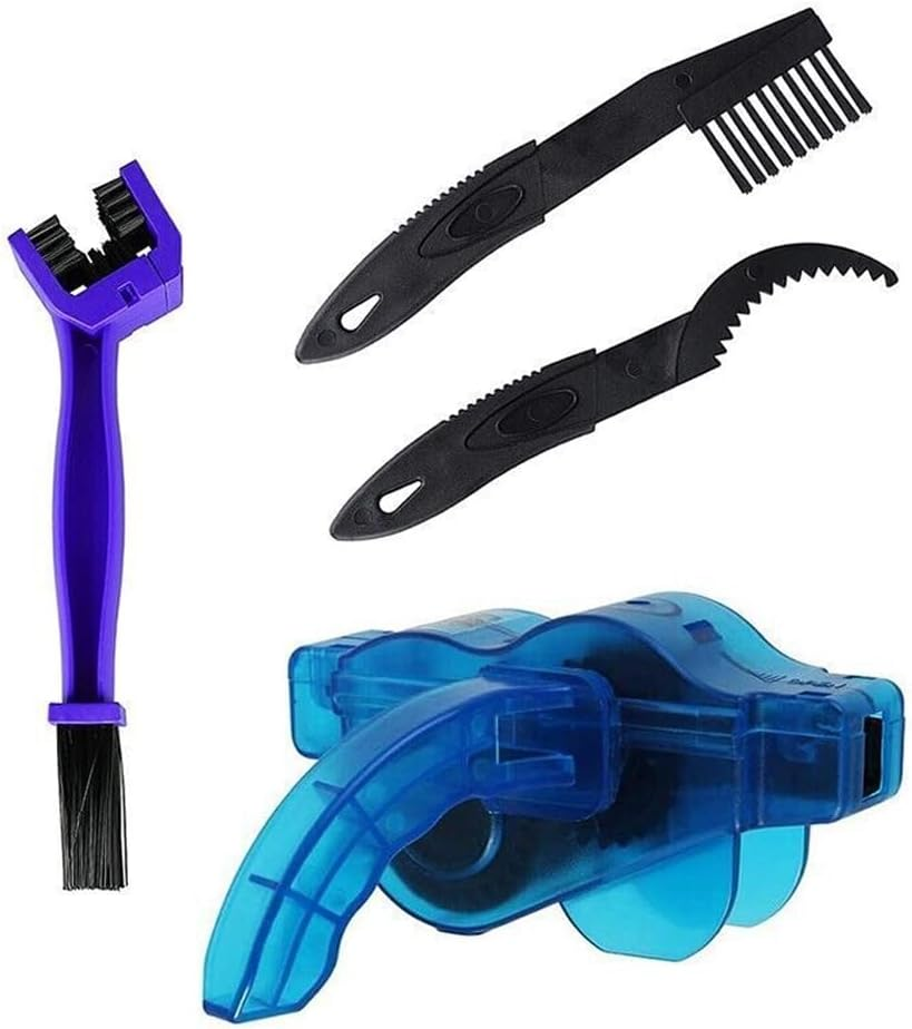 New Bicycle Chain Cleaner Bike Wash Tool Cycling Scrubber Cleaning Brushes Wheel - Universal Fit for Multi & Single-Speed Bikes image number 1