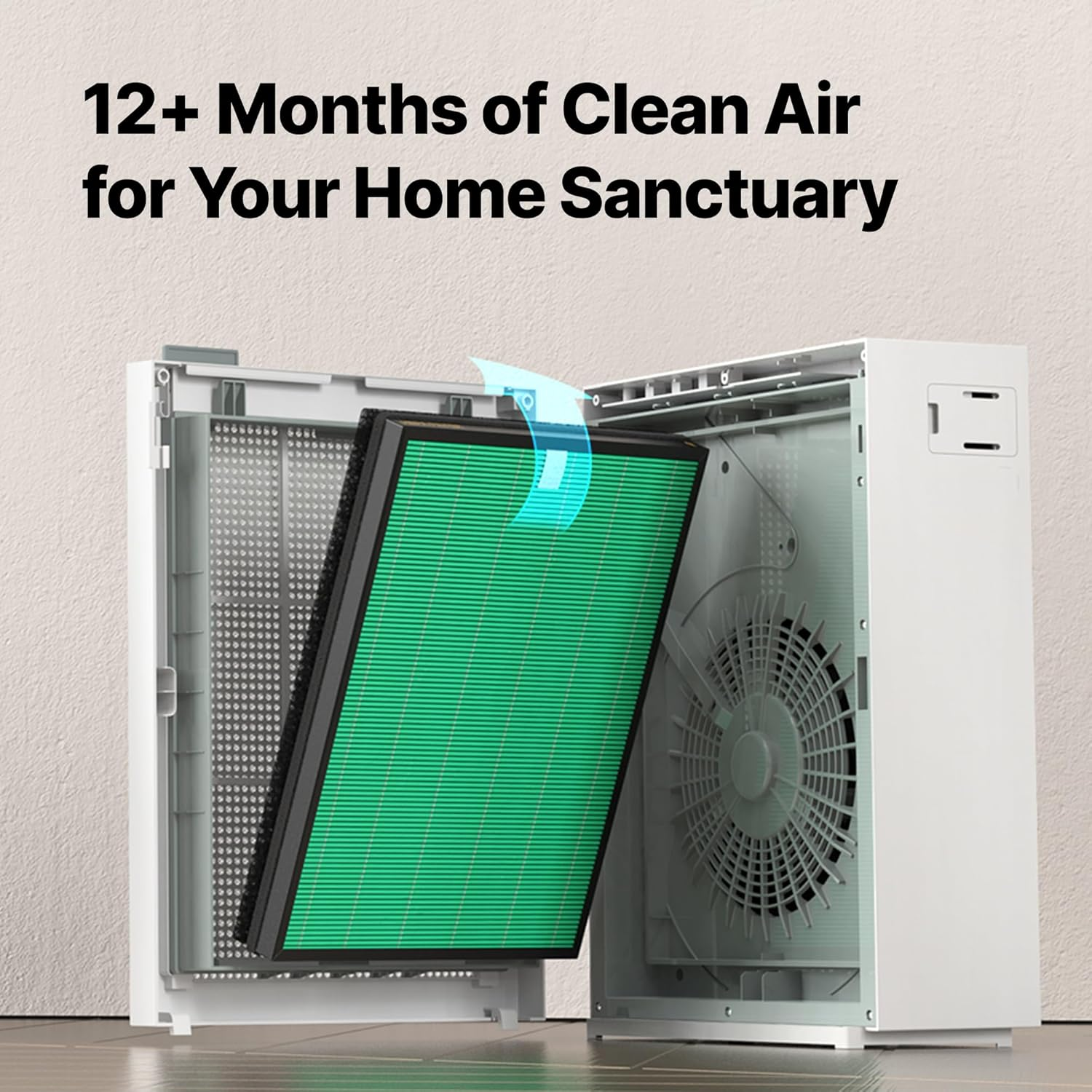 Coway Airmega 150 Air Purifier Replacement Filter Set, Green True HEPA and Active Carbon Filter, AP-1019C-FP image number 3