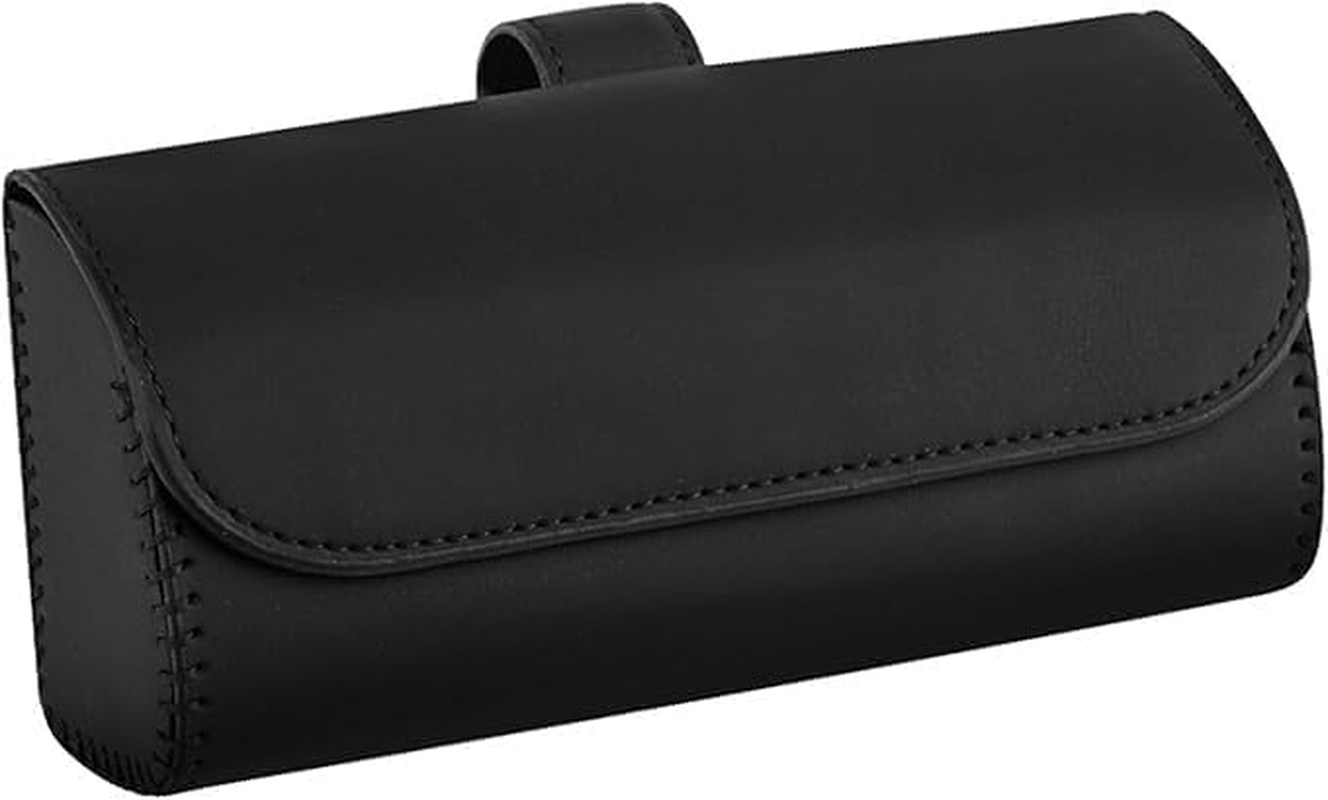 Sunglasses Holder for Car Sun Visor, Leather Auto Eyeglasses Storage Case, Sun Visor Glasses Holder Organizer Box