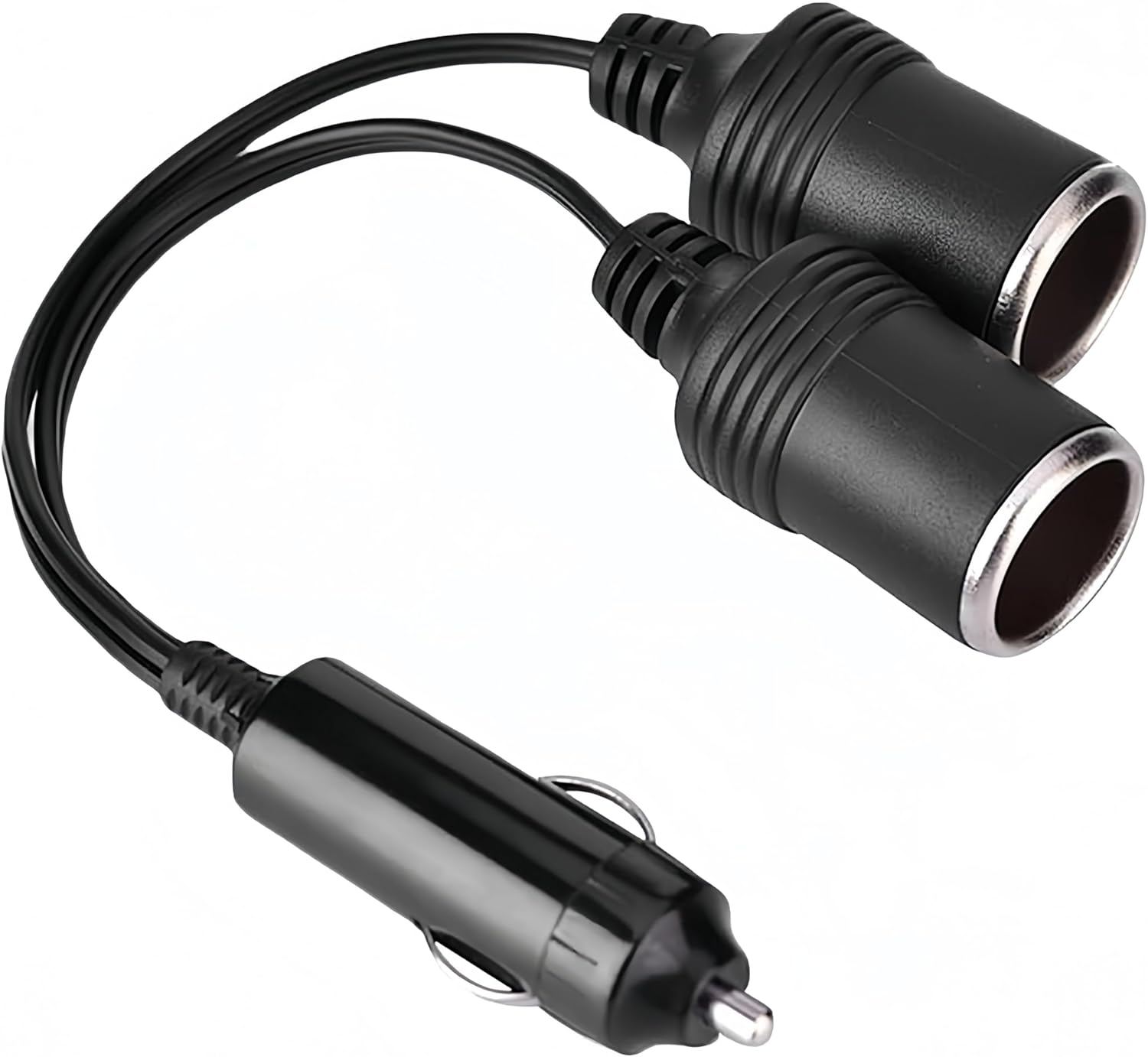 1 to 2 Car Cigarette Lighter Splitter Adapter, 12V to 24V Plug Socket Y Adapter with 15A Fuse, 9.84" Extension Cord and Dual Charger Ports for Simultaneous Charging in Cars Trucks Rvs image number 5