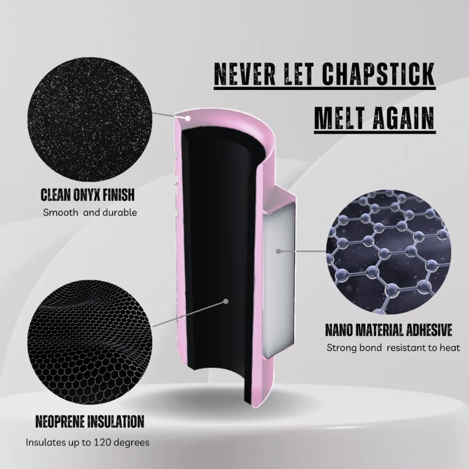 Chill Chap - Insulated Lip Balm Mount - Premium Interior Car Accessory - Keep Your Chapstick Handy and Upright! - Great Low-Cost Gift (Lavender) image number 3