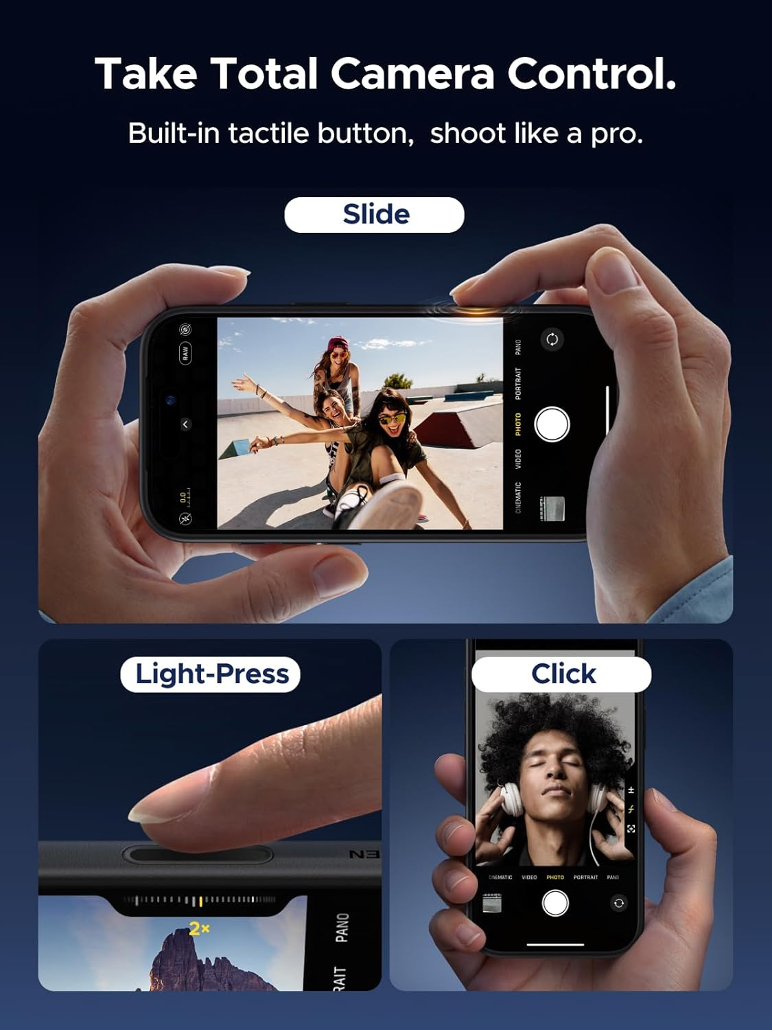 UGREEN Magnetic Case Compatible with Iphone 17 Pro Max 6.9-Inch, Compatible with Magsafe, Revolutionary Icrystal Tech, Mil-Grade Protection, Anti-Scratch, Camera Protective,Black image number 5