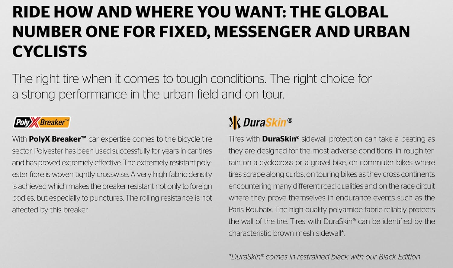 Continental Gatorskin - Black Edition 700 X 25 Folding Duraskin image number 3