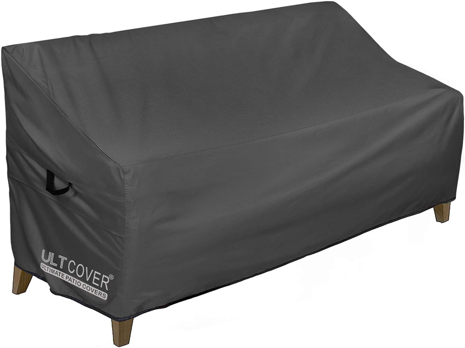 ULTCOVER Waterproof Outdoor Deep Seat Sofa Bench Cover 90W X 40D X 35H Inch Patio Furniture Couch Cover