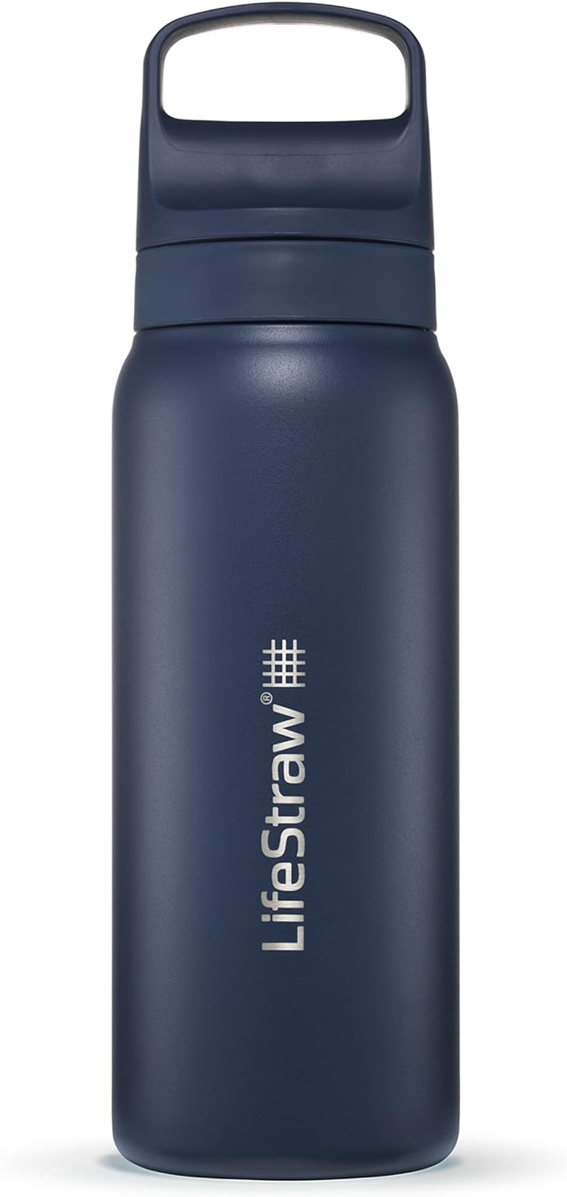 Lifestraw Go 2.0 Stainless Steel Water Filter Bottle, Kyoto Orange, 500 Ml Capacity