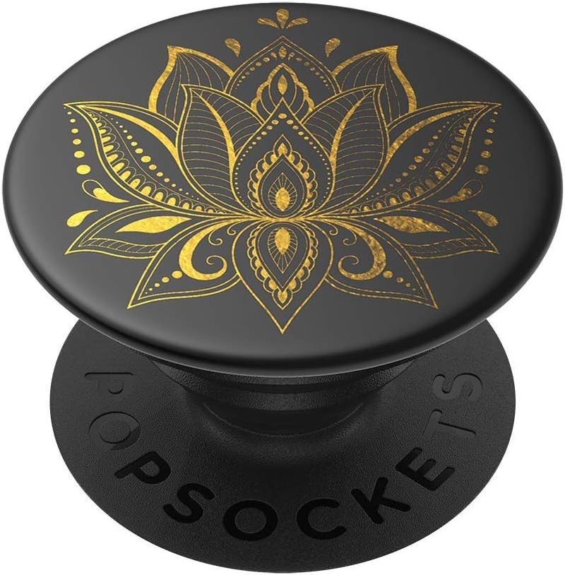 Popsockets Popgrip: Swappable Grip for Phones & Tablets - Golden Prana image number 1