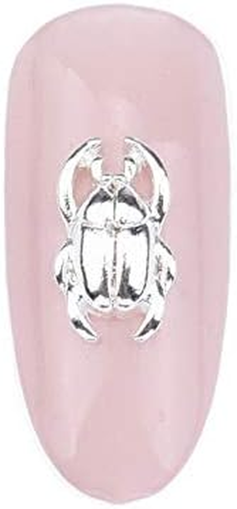 HANGQINGHENG Metal Nail Studs Scarab Nail Art Decorations Accessories Polish Nails Charms (Color : YH14)