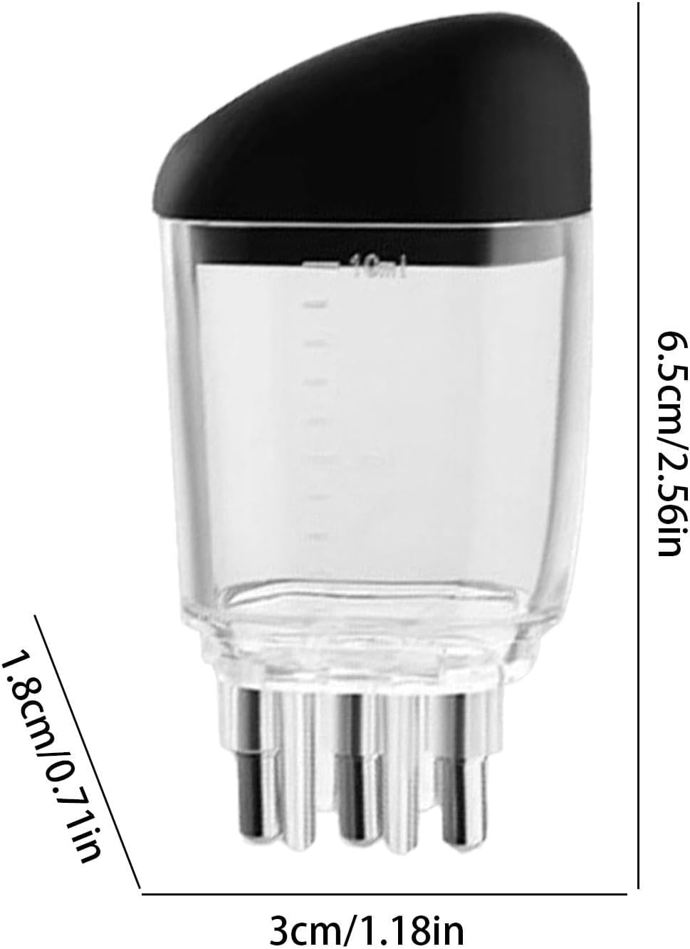 Mlqkpwy Hair Oil Applicator - Hair Oiling Applicator Combs,Hair Oiler Applicator, Hair Oil Dispenser, Liquid Comb Applicator for Men Women - Black image number 3