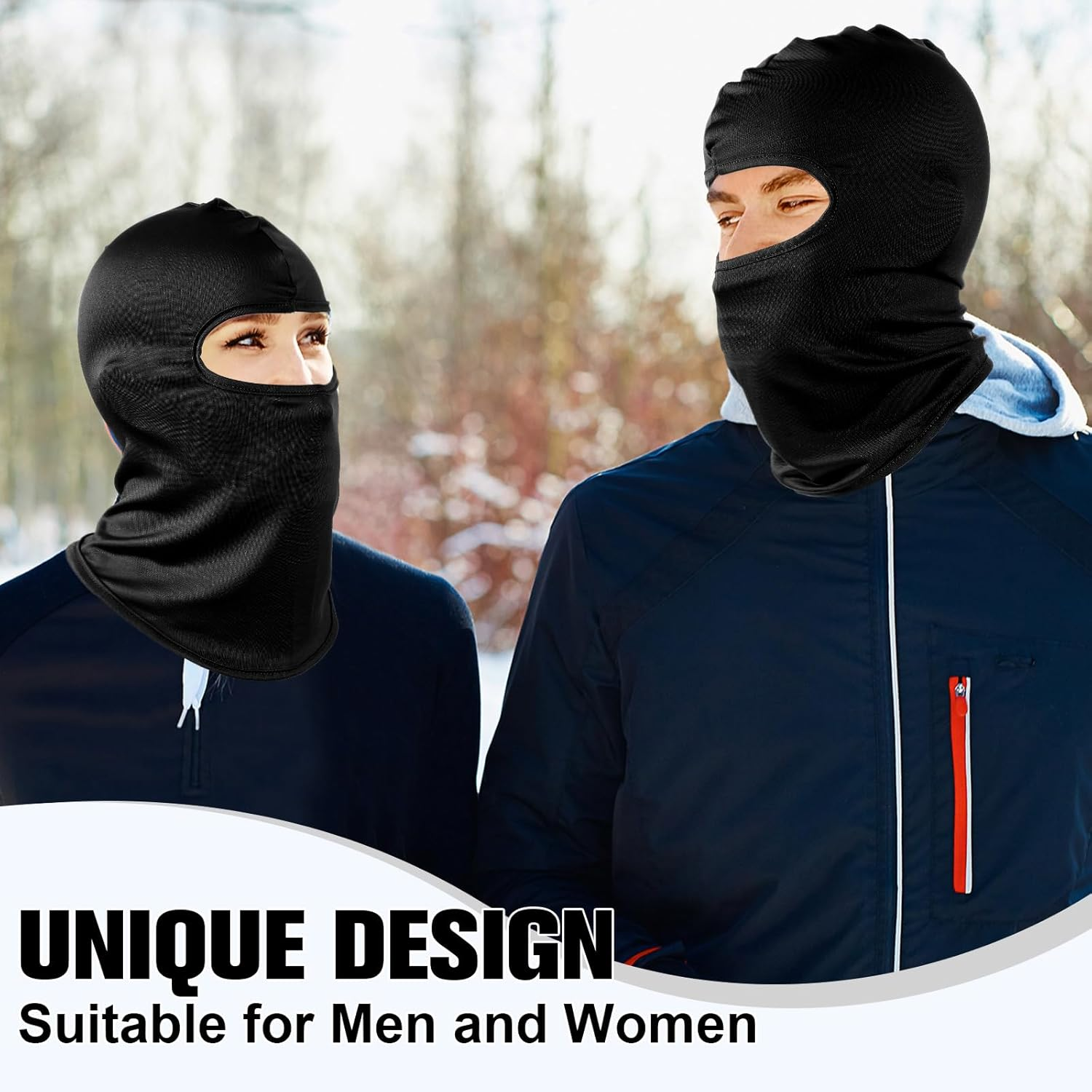 60 Pcs Balaclava Face Masks Men Full Face Cover Balaclava Mask Pasamonta&ntilde;as Ski Mask Winter Mask for Men Women image number 6