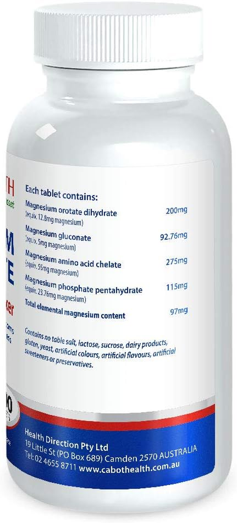 Cabot Health Magnesium Complete 200 Tablets image number 1