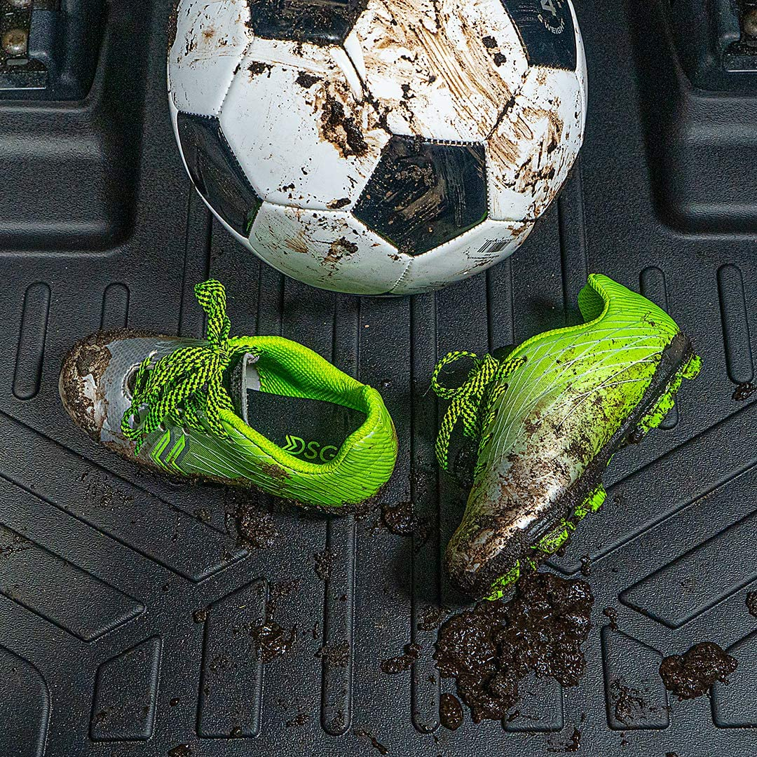 SMARTLINER Custom Fit 2Nd Row Floor Liners Compatible with 2019-2023 Chevrolet Silverado 1500 & 2020-2023 Silverado 2500/3500 Double Cab (With 2Nd Row under Seat Storage) image number 3