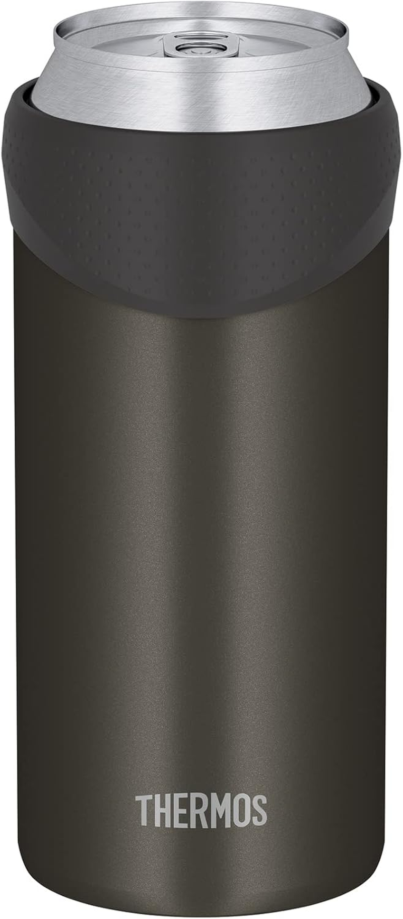 Thermos JDU-500 DBW Insulated Can Holder for 16.9 Fl Oz (500 Ml) Cans, 2-Way Type, Dark Brown image number 5