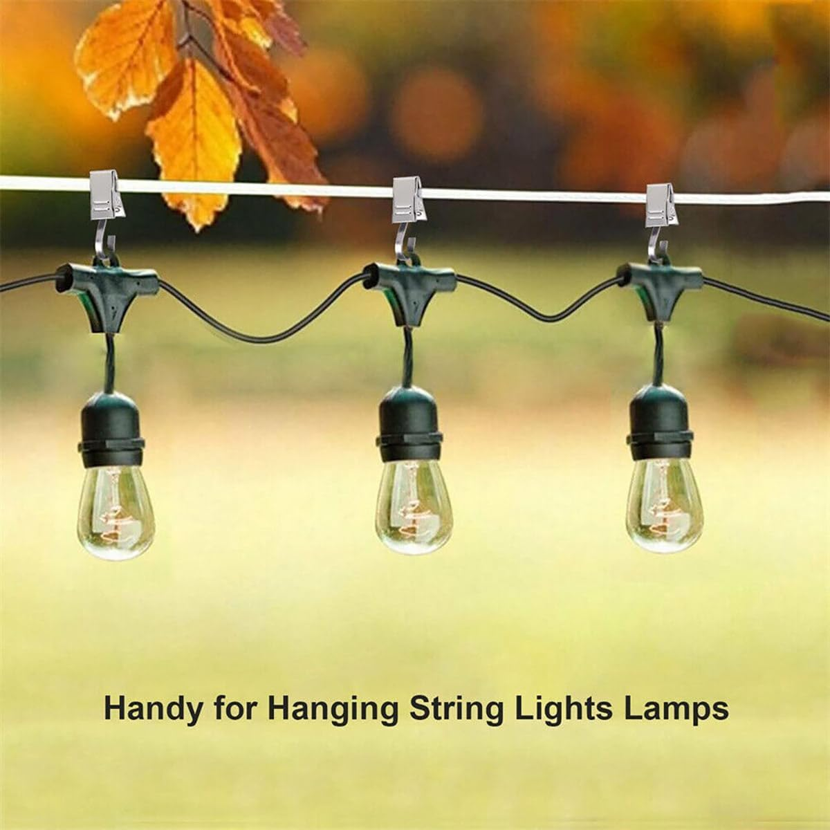 AIMALL 50 PCS Heavy Duty Curtain Clip Hooks - Stainless Steel Shower Curtain Clips, Load-Bearing Paint Clip Buckles, Durable and Strong