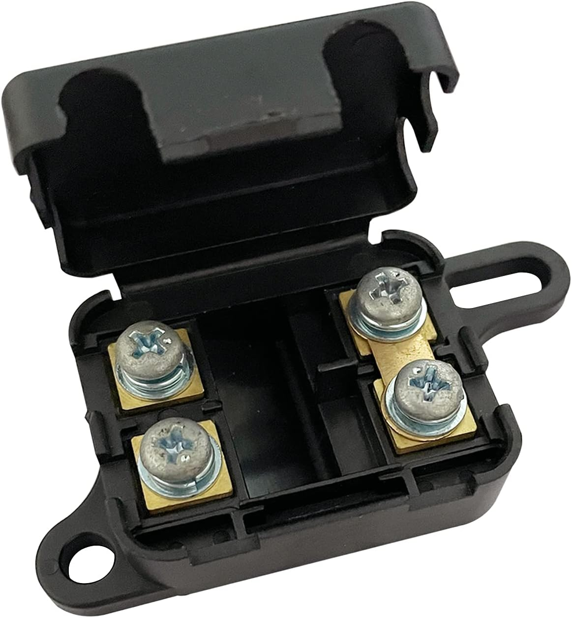 DC 12-24 V Mini ANL Fuses Holder, Ampper 2 Way In-Line MANL Fuse Box for Car Audio Amplifier Inverter MANL Fuse and More (Without Fuse, Pack of 1) image number 1