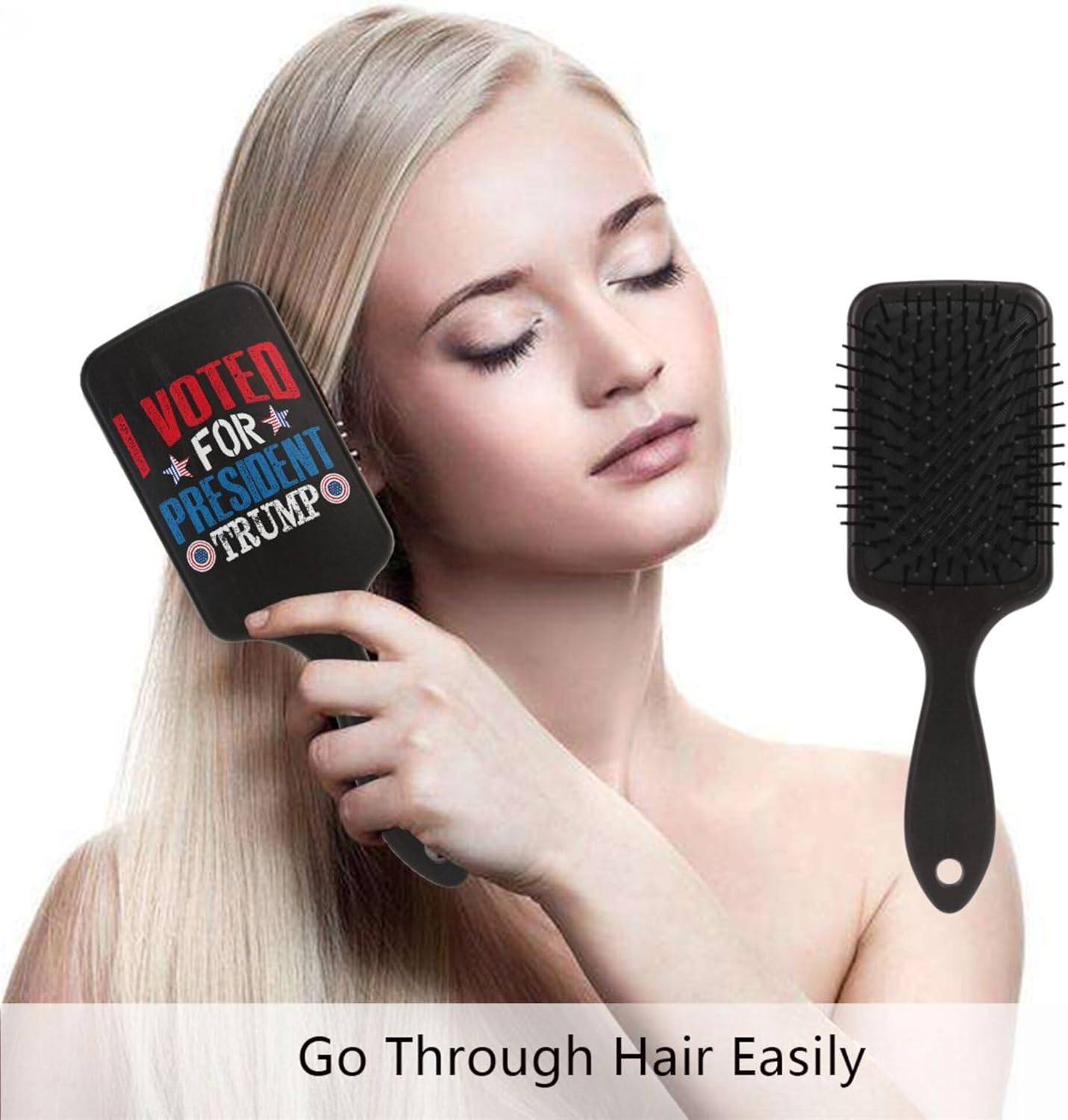 Curl Defining Brushes Trump 2024 Paddle Brushes Wet and Dry Hairbrushes for Thick Hair Makes Hair Smooth image number 1