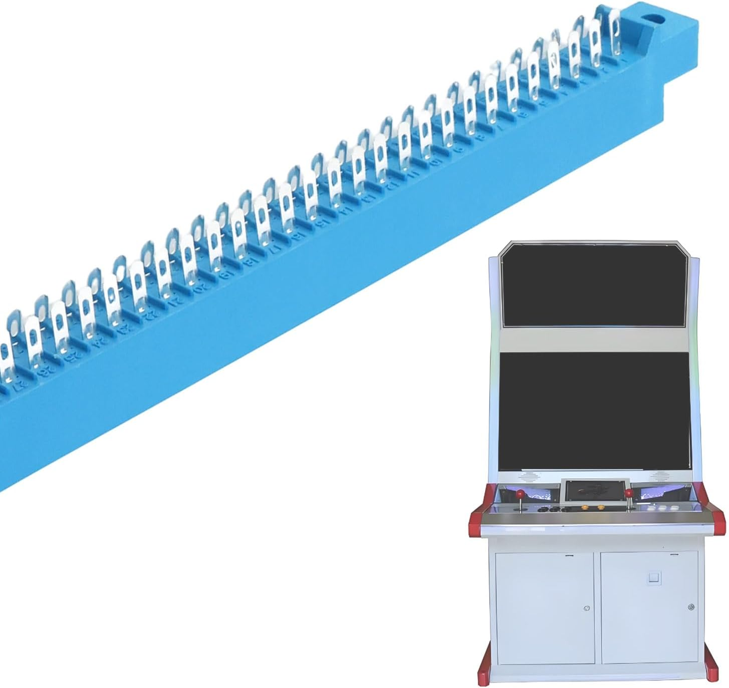 VGOL 28/56 Pins Dual Sided Arcade Fingerboard Set Compatible with Jamma Arcade Game Machine Gaming Device