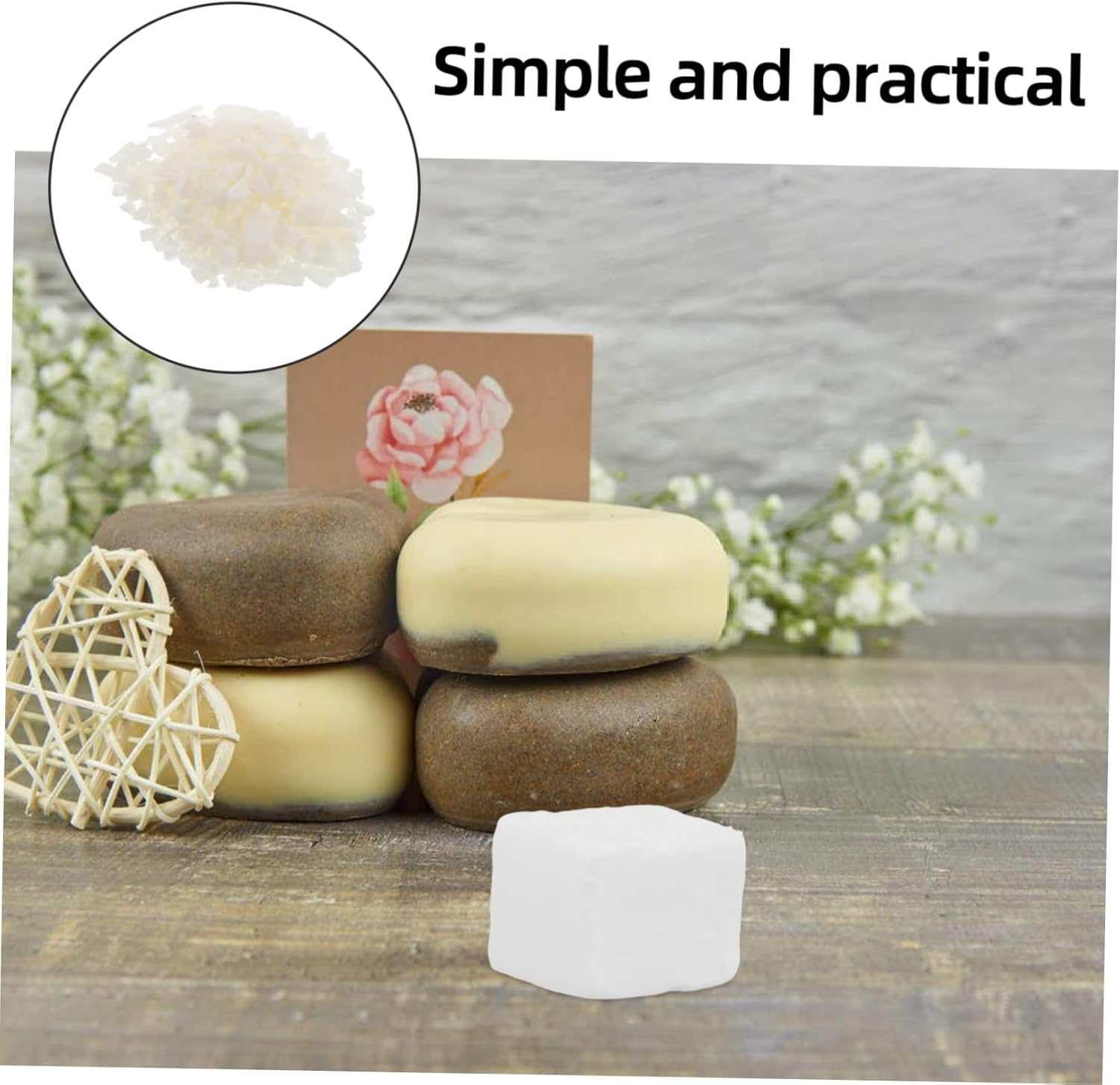 EXAOMBLE 1Bag DIY Handmade Soap Base Oils Castor Rosehip Essential Oils Fragrance Gentle Skin Care image number 5