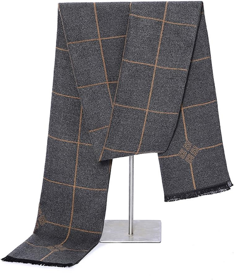 Mens Winter Cashmere Scarf - Ohayomi Fashion Formal Soft Scarves for Men(35 Colors)