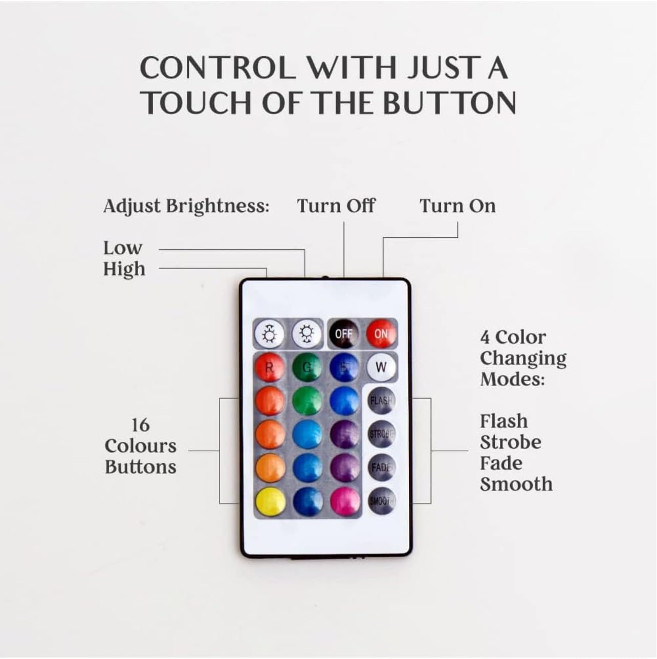 Moon Lamp with Hand Holder 16 Colours-4Inch 3D Lunar | Artful Home Decor | Moon Lamp Night Light for Bedroom | Perfect for Women, Men, Wife, Dad, Girl, Child, Kids & Baby Birthday. image number 2