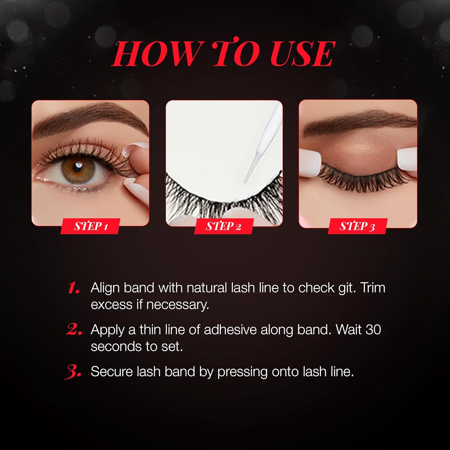 Ardell Demi Wispies - Black, the Original Feathered Lash with Invisiband, 6 Pairs, 1-Pack image number 3