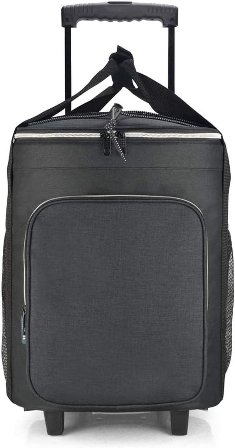 36L Foldable Rolling Picnic Cooler Bags Wheeled Outdoor Cooler Bags on Wheels