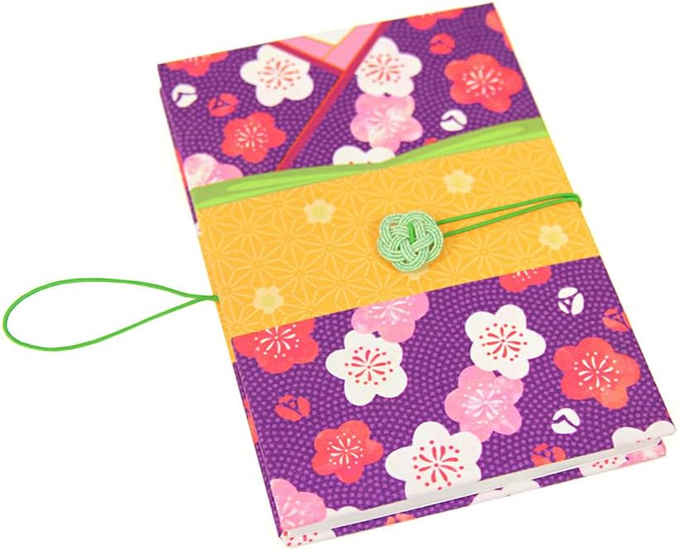 Goshuin Stamp Book (Large) Bellows Hannari Kimono Ume