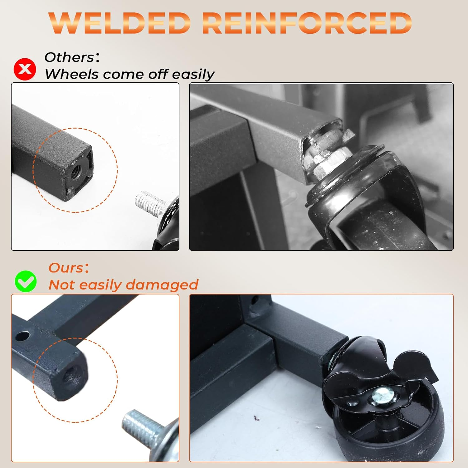 Dumbbell Rack Weight Stand - Bonvork Adjustable Weight Rack for Dumbbells, Home Gym Storage Rack for Yoga Mat Foam Roller Kettlebells, Workout Equipment Storage Organizer with Wheels - Newly Upgraded image number 2