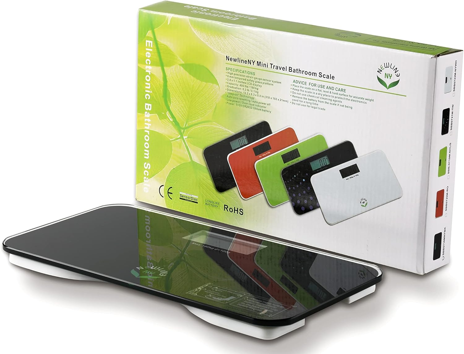 Newlineny 600 Series Digital Scales/Travel Scales (No Case) (Black) - Green image number 3