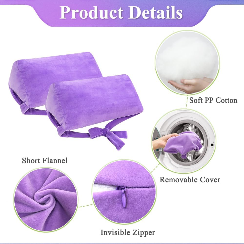 Anti Aging Pillow for Women anti Wrinkle Face Beauty Pillow Head Stabilizer Back Sleep Training Face up Head Positioning Wrinkle Prevention for Face Post Surgery Pillows Support for Sleeping Upright image number 2