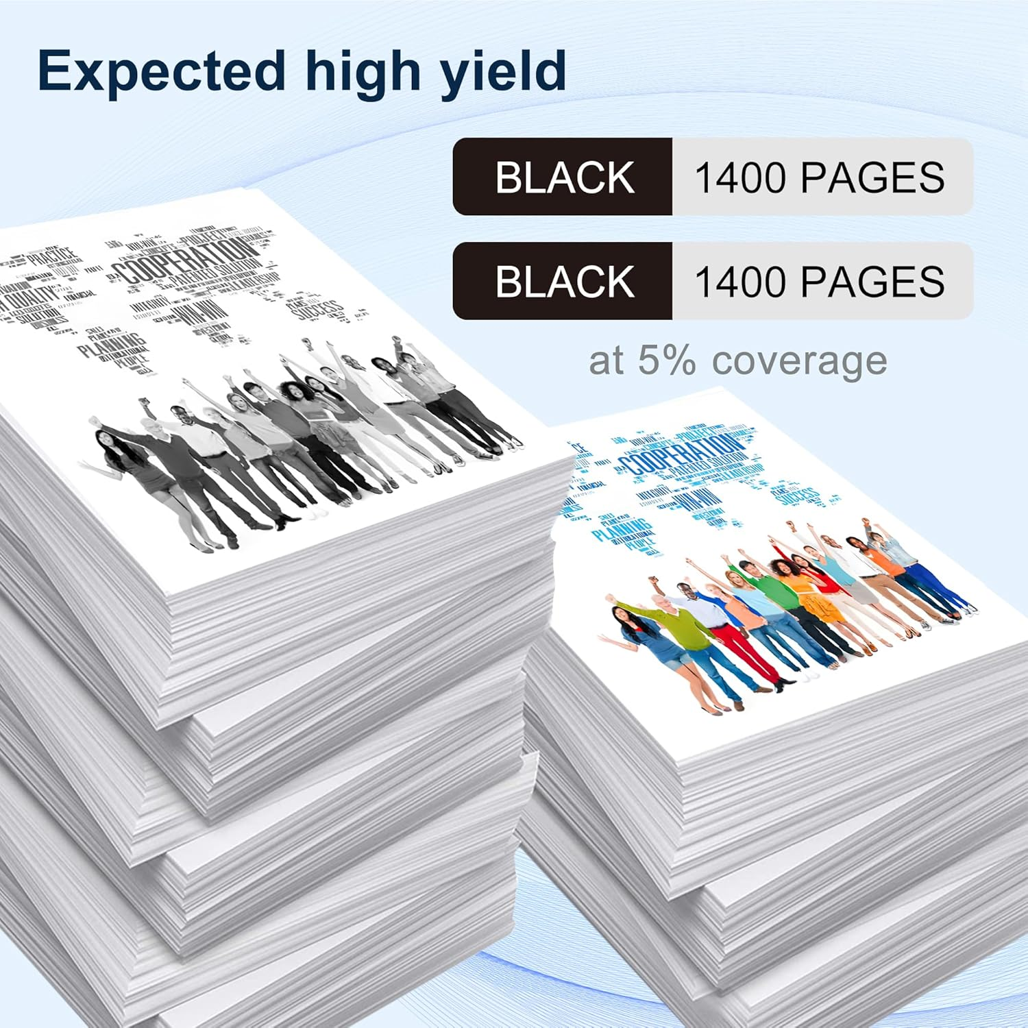 202A Black Toner Cartridge Replacement for HP 202A CF500A Works with Color Laserjet Pro M254Dw; Color Laserjet Pro MFP M281Cdw, M281Fdw Printer Ink (2-Pack ) image number 2