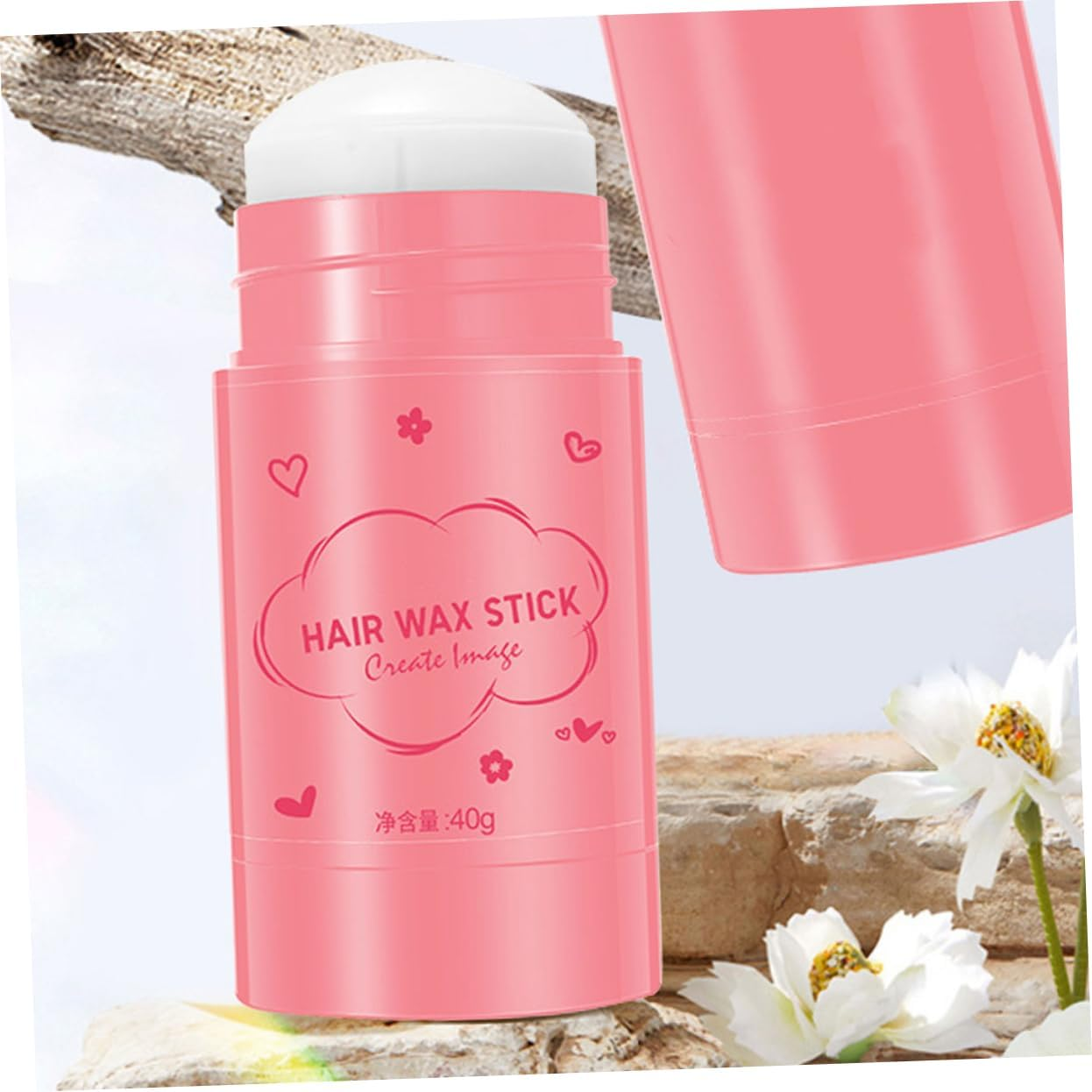 Minkissy Hair Wax Stick Non-Greasy Vegan Styling Cream Stick Anti-Frizz Flyaway Control for Men and Women