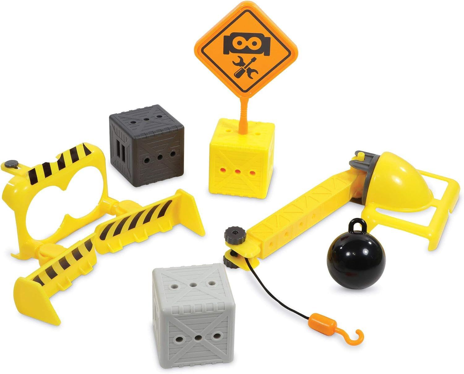 Learning Resources Botley Crashin' Construction Challenge Accessory Set (Botley Not Included) - 10 Pieces, Ages 5+ Coding for Kids, image number 1