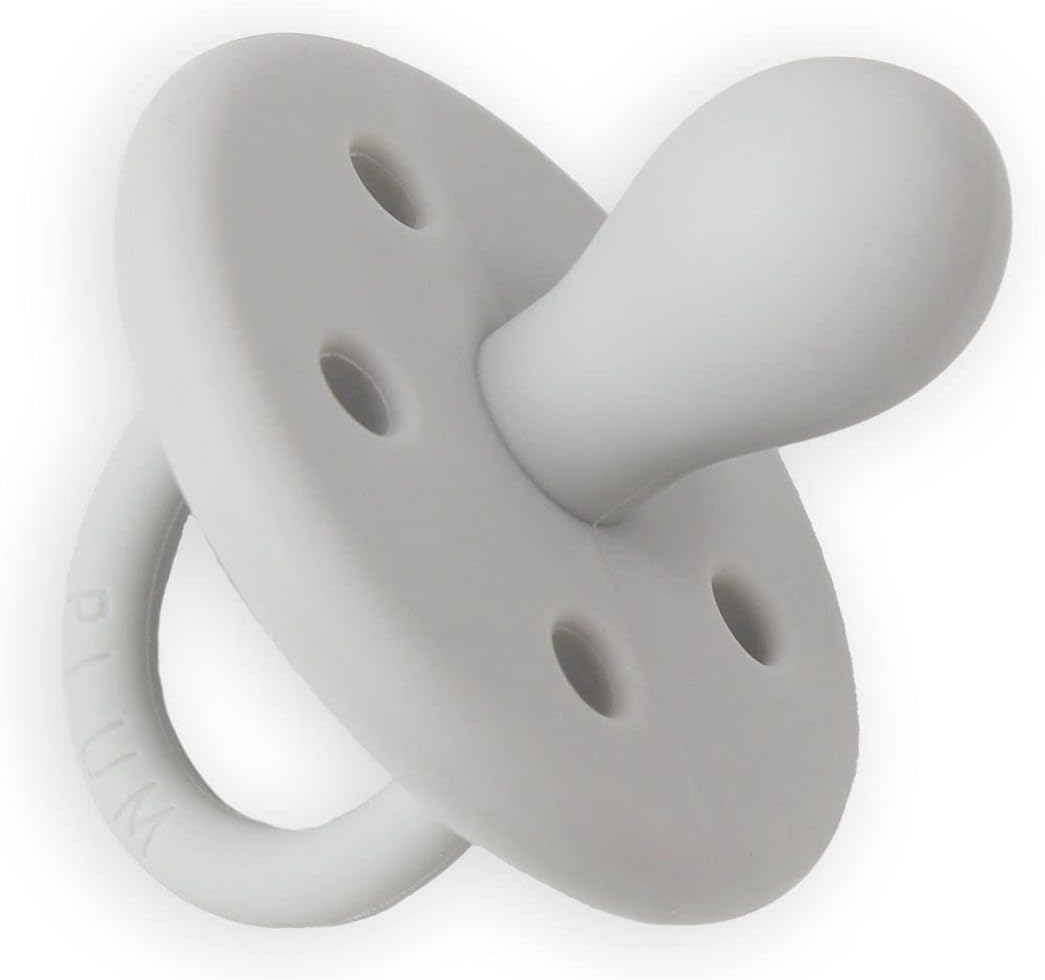 Plum Silicon Baby Soothers for 6-36 Months Babies, Ash