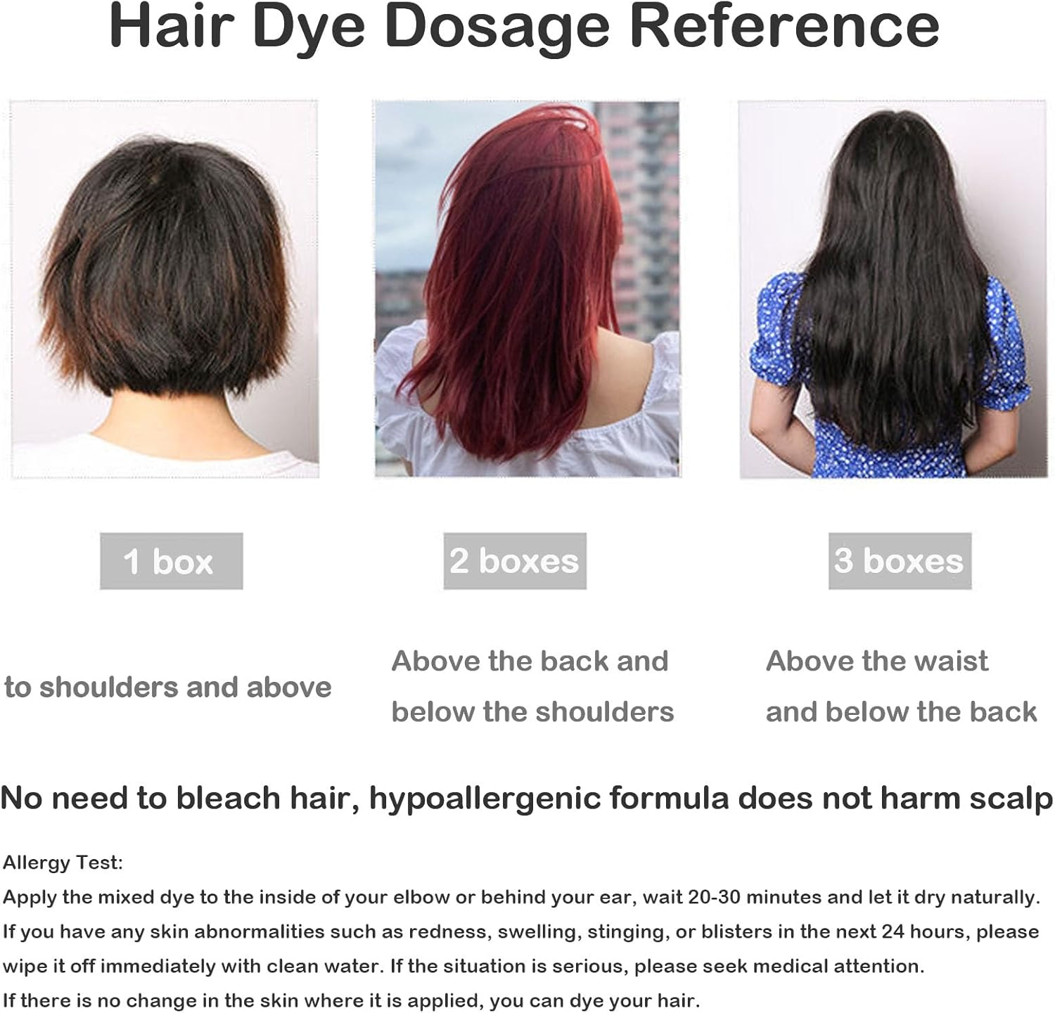 Shoupin Color, No Bleaching Hair Nourishing Coloring Hair Dye, Ammonia Free Hair Color for Women and Men, Hair Dye Permanent for Dark Hair without Bleach (Brown) - Blue Black image number 4