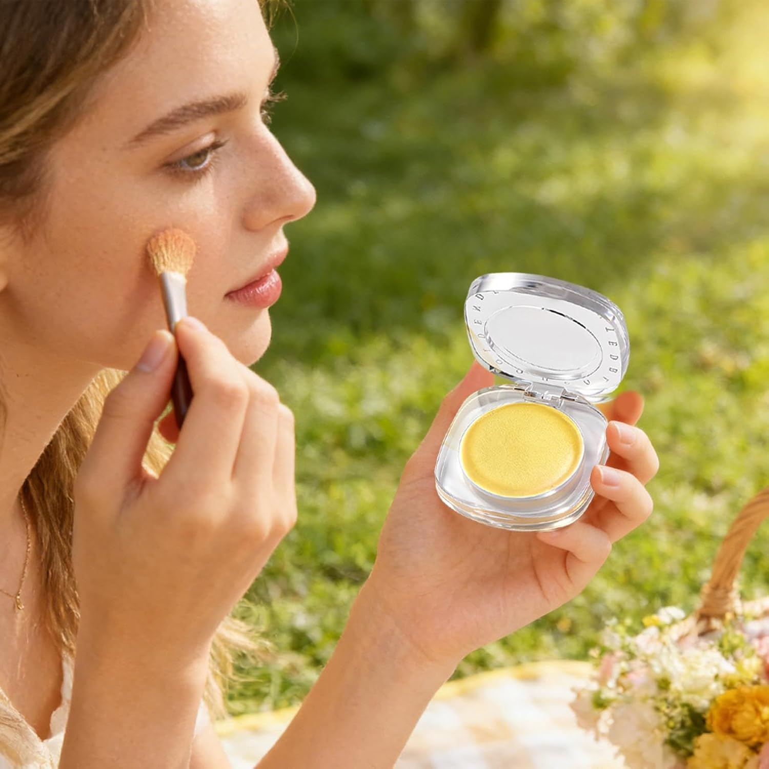 Blush for Cheeks - 6G Hydrating Highlighter,Cheek Blush,For Beauty Cosmetics Skin Women Girl Daily Natural Look