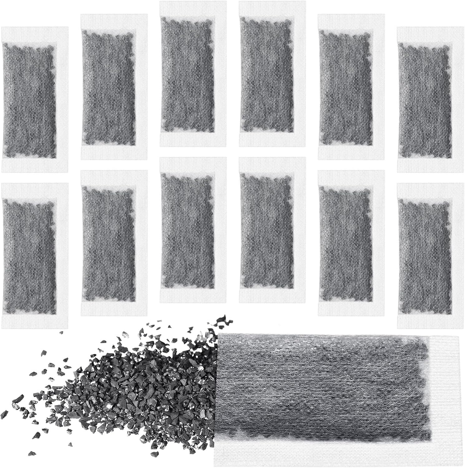 24 Packs Replacement Activated Charcoal Distiller Filters Coconut Shell Activated Carbon Filter Sachets Compatible with Countertop Water Distiller Models image number 3