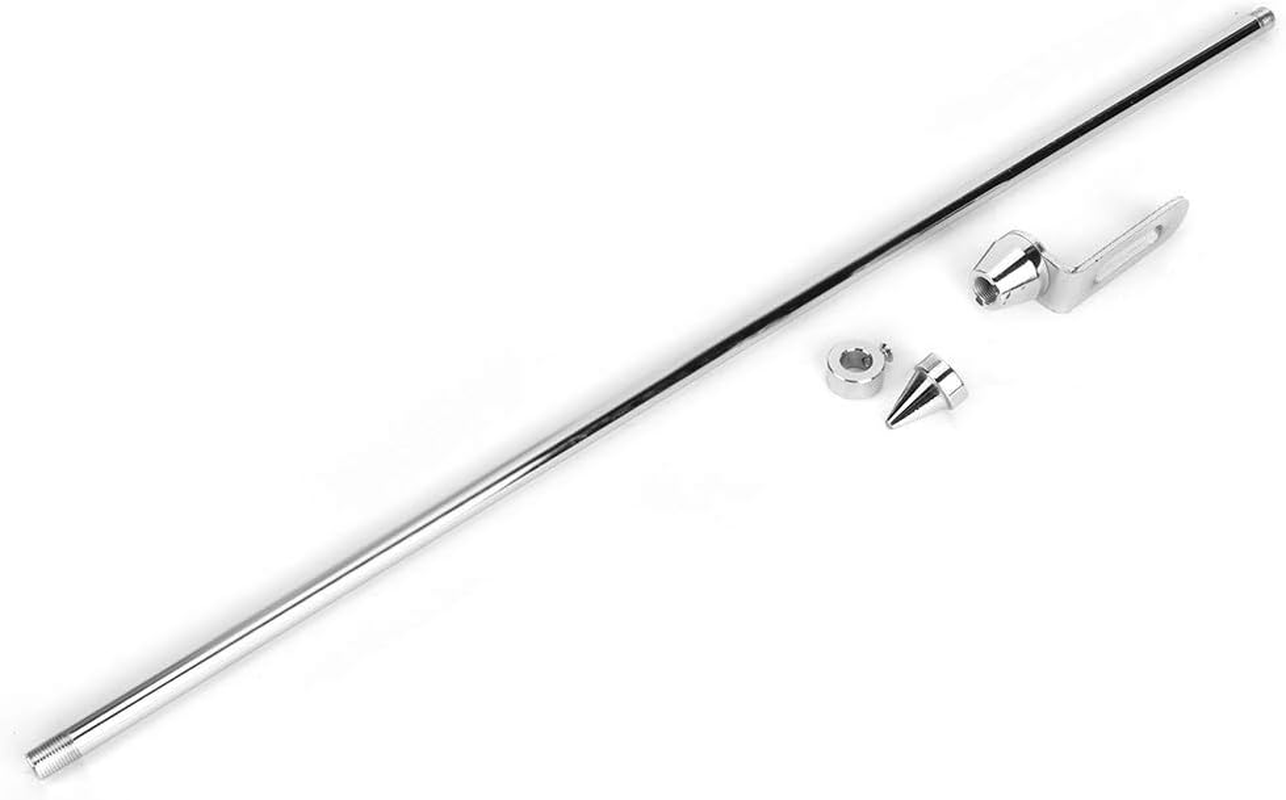 Universal Motorcycle Flagpole, Universal Motorcycle Rear Luggage Rack Mount Flag Pole Stainless Steel Luggage Rack Pole Accessory (Plating Color) - Black image number 7