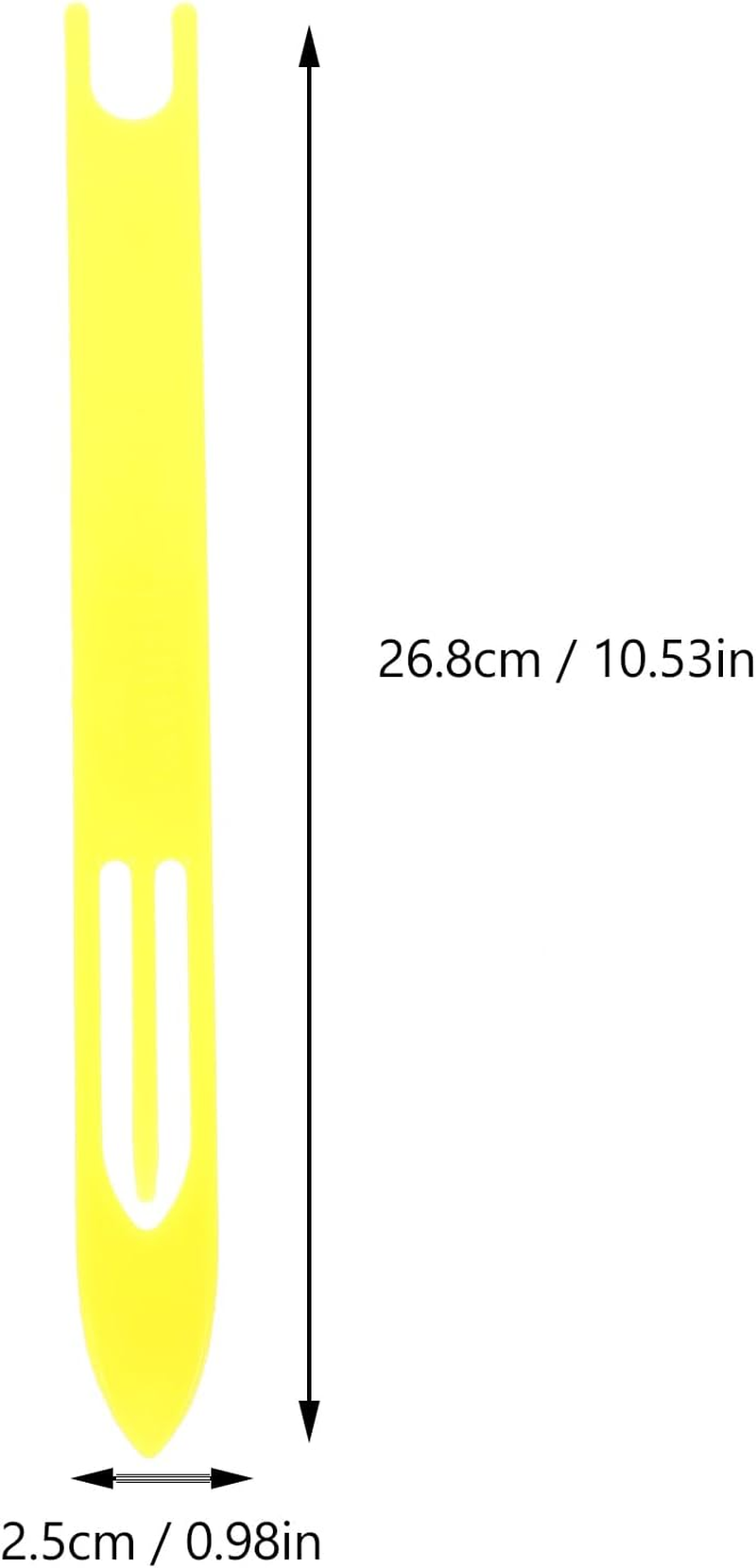 Operitacx Net Shuttle Tool Set - 7Pcs Durable Plastic Fishing Net Repair Shuttles for Mending Nets and Weaving image number 4