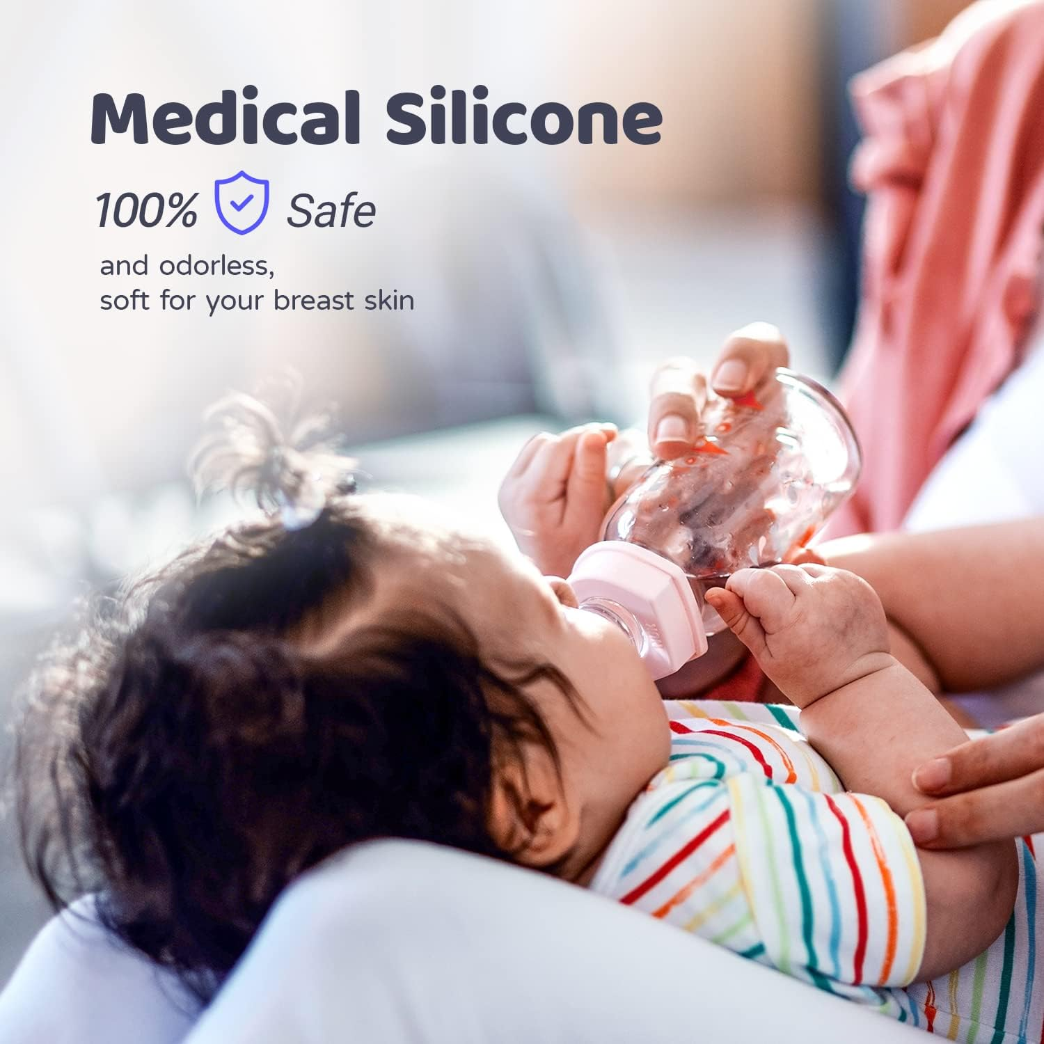 Electric Nipple Corrector for Flat or Inverted Nipples, Portable Nipple Pump, Inverted Nipple Puller, Rechargeable Nipple Puller Sunken and Shy Nipples - 4PCS