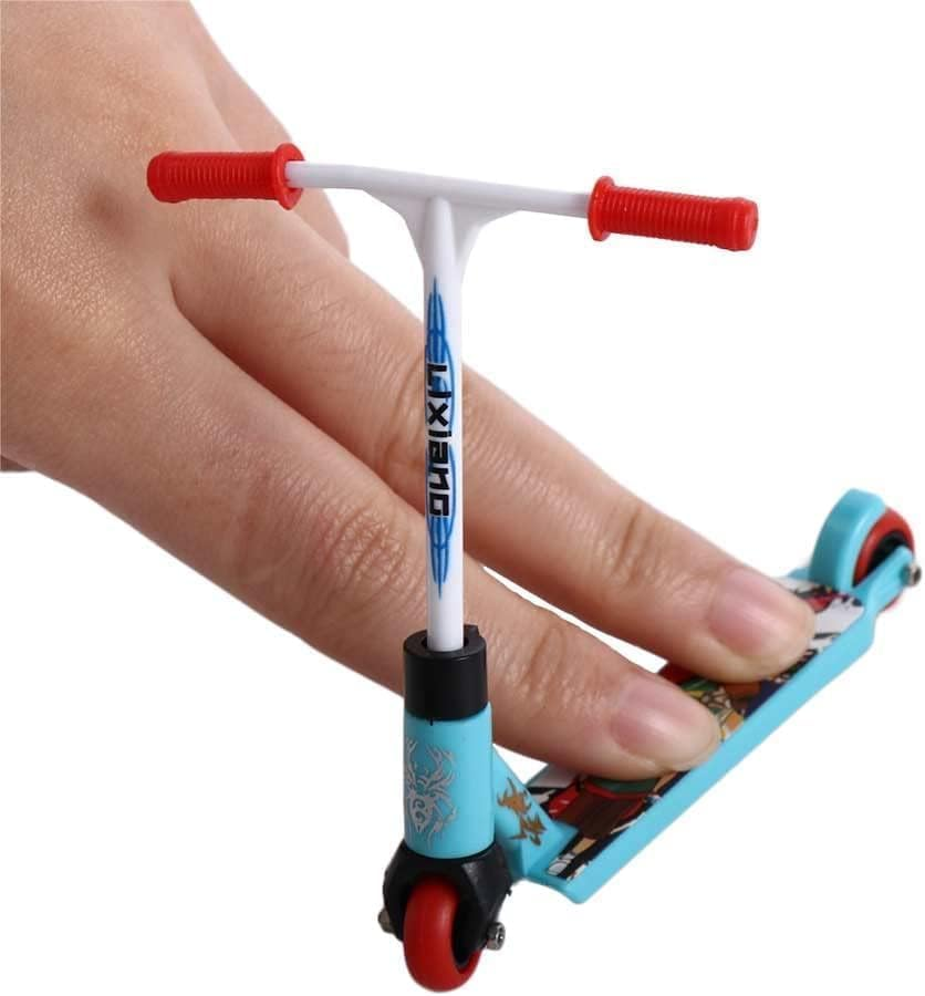 2Pcs Finger Scooter Mini Two Wheel Toys,Mini Scooters Finger Board Accessories,Tiny Trick Scooter for Party Favors,Finger Training,Birthday Gifts,Magic Kits and Accessories,Juggling Sets, image number 5