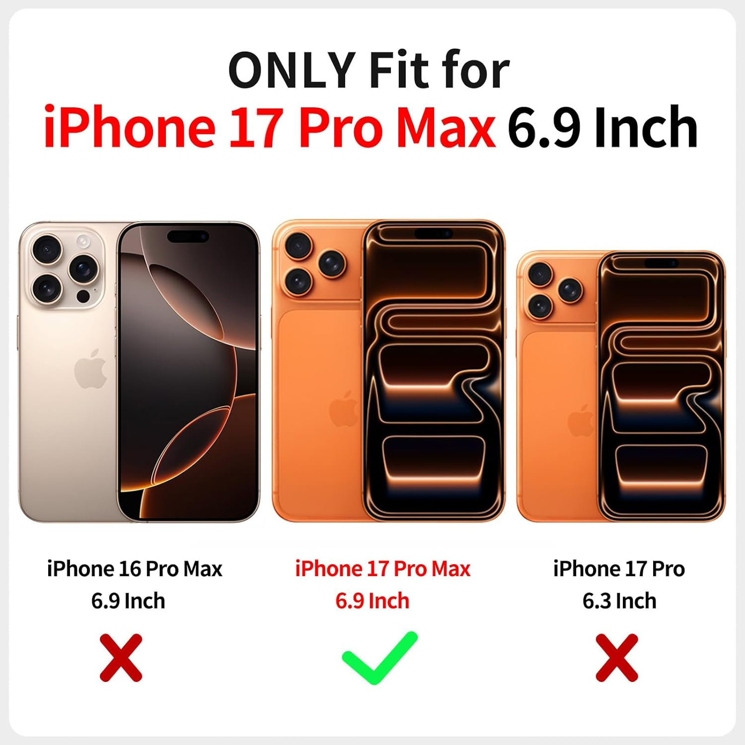 XIZYO Magnetic Case for Iphone 17 Pro Max, Compatible with Magsafe, Transparent Matt, Rose Floral Pattern, Shockproof Mobile Phone Case, Soft TPU Bumper Protective Case, Red image number 2